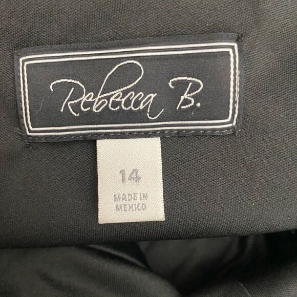 Rebecca B Black Faux Suede Sleeveless Dress - Picture 4 of 6